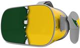 Decal style Skin Wrap compatible with Oculus Go Headset - Ripped Colors Green Yellow (OCULUS NOT INCLUDED)