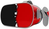 Decal style Skin Wrap compatible with Oculus Go Headset - Ripped Colors Black Red (OCULUS NOT INCLUDED)