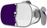 Decal style Skin Wrap compatible with Oculus Go Headset - Ripped Colors Purple White (OCULUS NOT INCLUDED)