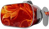 Decal style Skin Wrap compatible with Oculus Go Headset - Fire Flower (OCULUS NOT INCLUDED)