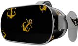Decal style Skin Wrap compatible with Oculus Go Headset - Anchors Away Black (OCULUS NOT INCLUDED)
