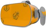 Decal style Skin Wrap compatible with Oculus Go Headset - Anchors Away Orange (OCULUS NOT INCLUDED)