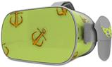 Decal style Skin Wrap compatible with Oculus Go Headset - Anchors Away Sage Green (OCULUS NOT INCLUDED)