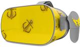 Decal style Skin Wrap compatible with Oculus Go Headset - Anchors Away Yellow (OCULUS NOT INCLUDED)