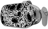 Decal style Skin Wrap compatible with Oculus Go Headset - Scattered Skulls Black (OCULUS NOT INCLUDED)