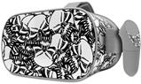 Decal style Skin Wrap compatible with Oculus Go Headset - Scattered Skulls White (OCULUS NOT INCLUDED)