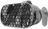 Decal style Skin Wrap compatible with Oculus Go Headset - HEX Mesh Camo 01 Gray (OCULUS NOT INCLUDED)