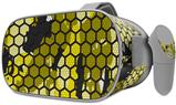 Decal style Skin Wrap compatible with Oculus Go Headset - HEX Mesh Camo 01 Yellow (OCULUS NOT INCLUDED)