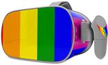 Decal style Skin Wrap compatible with Oculus Go Headset - Rainbow Stripes (OCULUS NOT INCLUDED)
