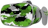 Decal style Skin Wrap compatible with Oculus Go Headset - WraptorCamo Digital Camo Green (OCULUS NOT INCLUDED)