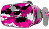 Decal style Skin Wrap compatible with Oculus Go Headset - WraptorCamo Digital Camo Hot Pink (OCULUS NOT INCLUDED)