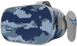 Decal style Skin Wrap compatible with Oculus Go Headset - WraptorCamo Digital Camo Navy (OCULUS NOT INCLUDED)