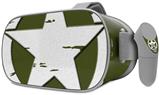 Decal style Skin Wrap compatible with Oculus Go Headset - Distressed Army Star (OCULUS NOT INCLUDED)