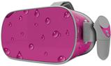 Decal style Skin Wrap compatible with Oculus Go Headset - Raining Fuschia Hot Pink (OCULUS NOT INCLUDED)