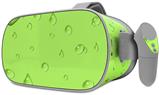 Decal style Skin Wrap compatible with Oculus Go Headset - Raining Neon Green (OCULUS NOT INCLUDED)