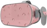 Decal style Skin Wrap compatible with Oculus Go Headset - Raining Pink (OCULUS NOT INCLUDED)