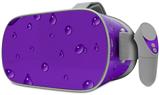 Decal style Skin Wrap compatible with Oculus Go Headset - Raining Purple (OCULUS NOT INCLUDED)