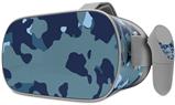 Decal style Skin Wrap compatible with Oculus Go Headset - WraptorCamo Old School Camouflage Camo Navy (OCULUS NOT INCLUDED)