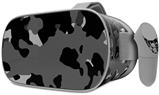 Decal style Skin Wrap compatible with Oculus Go Headset - WraptorCamo Old School Camouflage Camo Black (OCULUS NOT INCLUDED)