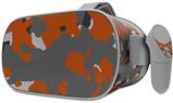 Decal style Skin Wrap compatible with Oculus Go Headset - WraptorCamo Old School Camouflage Camo Orange Burnt (OCULUS NOT INCLUDED)