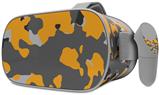 Decal style Skin Wrap compatible with Oculus Go Headset - WraptorCamo Old School Camouflage Camo Orange (OCULUS NOT INCLUDED)