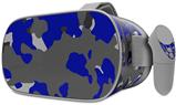 Decal style Skin Wrap compatible with Oculus Go Headset - WraptorCamo Old School Camouflage Camo Blue Royal (OCULUS NOT INCLUDED)