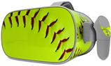 Decal style Skin Wrap compatible with Oculus Go Headset - Softball (OCULUS NOT INCLUDED)