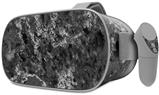 Decal style Skin Wrap compatible with Oculus Go Headset - Marble Granite 06 Black Gray (OCULUS NOT INCLUDED)