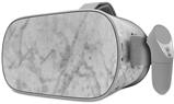 Decal style Skin Wrap compatible with Oculus Go Headset - Marble Granite 09 White Gray (OCULUS NOT INCLUDED)