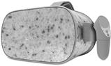 Decal style Skin Wrap compatible with Oculus Go Headset - Marble Granite 10 Speckled Black White (OCULUS NOT INCLUDED)