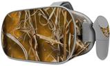 Decal style Skin Wrap compatible with Oculus Go Headset - WraptorCamo Grassy Marsh Camo Orange (OCULUS NOT INCLUDED)