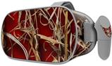 Decal style Skin Wrap compatible with Oculus Go Headset - WraptorCamo Grassy Marsh Camo Red (OCULUS NOT INCLUDED)