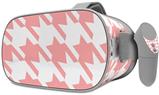Decal style Skin Wrap compatible with Oculus Go Headset - Houndstooth Pink (OCULUS NOT INCLUDED)