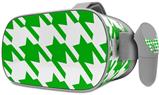 Decal style Skin Wrap compatible with Oculus Go Headset - Houndstooth Green (OCULUS NOT INCLUDED)