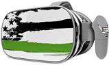Decal style Skin Wrap compatible with Oculus Go Headset - Brushed USA American Flag Green Line (OCULUS NOT INCLUDED)