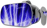 Decal style Skin Wrap compatible with Oculus Go Headset - Lightning Blue (OCULUS NOT INCLUDED)