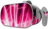 Decal style Skin Wrap compatible with Oculus Go Headset - Lightning Pink (OCULUS NOT INCLUDED)