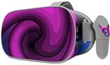 Decal style Skin Wrap compatible with Oculus Go Headset - Alecias Swirl 01 Purple (OCULUS NOT INCLUDED)