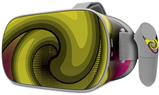Decal style Skin Wrap compatible with Oculus Go Headset - Alecias Swirl 01 Yellow (OCULUS NOT INCLUDED)
