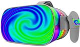 Decal style Skin Wrap compatible with Oculus Go Headset - Rainbow Swirl (OCULUS NOT INCLUDED)