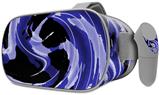 Decal style Skin Wrap compatible with Oculus Go Headset - Alecias Swirl 02 Blue (OCULUS NOT INCLUDED)