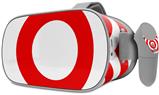 Decal style Skin Wrap compatible with Oculus Go Headset - Bullseye Red and White (OCULUS NOT INCLUDED)