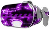Decal style Skin Wrap compatible with Oculus Go Headset - Radioactive Purple (OCULUS NOT INCLUDED)