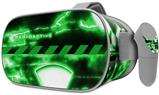 Decal style Skin Wrap compatible with Oculus Go Headset - Radioactive Green (OCULUS NOT INCLUDED)