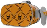 Decal style Skin Wrap compatible with Oculus Go Headset - Halloween Skull and Bones (OCULUS NOT INCLUDED)