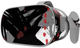 Decal style Skin Wrap compatible with Oculus Go Headset - Abstract 02 Red (OCULUS NOT INCLUDED)
