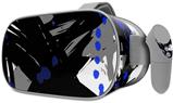 Decal style Skin Wrap compatible with Oculus Go Headset - Abstract 02 Blue (OCULUS NOT INCLUDED)