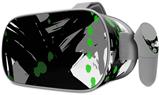 Decal style Skin Wrap compatible with Oculus Go Headset - Abstract 02 Green (OCULUS NOT INCLUDED)
