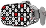 Decal style Skin Wrap compatible with Oculus Go Headset - XO Hearts (OCULUS NOT INCLUDED)