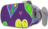 Decal style Skin Wrap compatible with Oculus Go Headset - Crazy Hearts (OCULUS NOT INCLUDED)